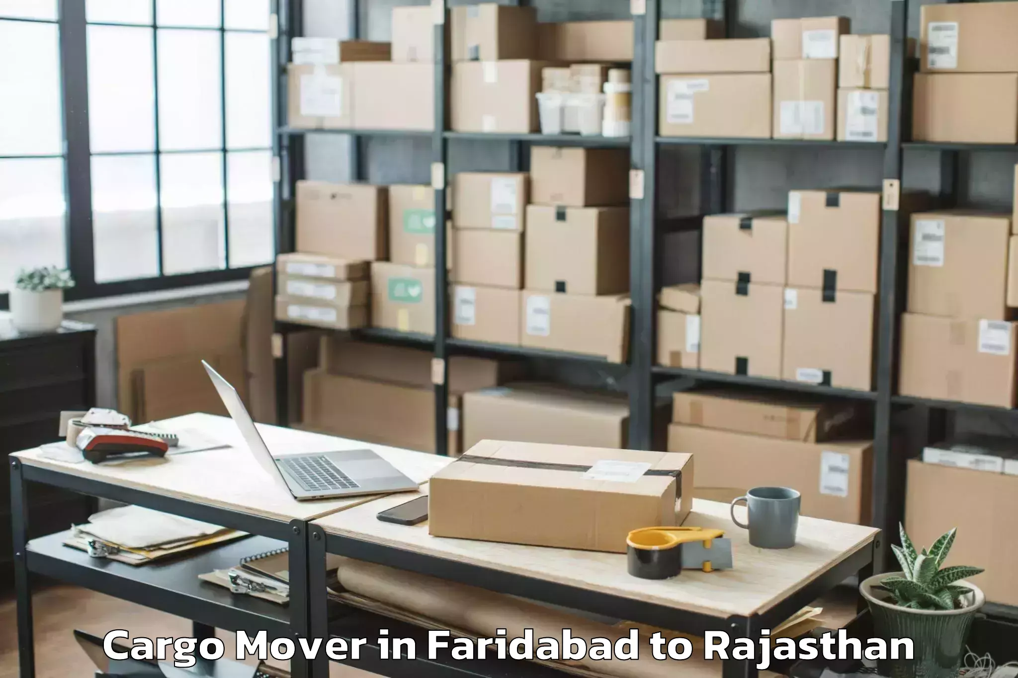 Reliable Faridabad to Dhaulpur Cargo Mover